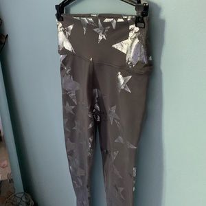 Aerie quarter cropped star leggings